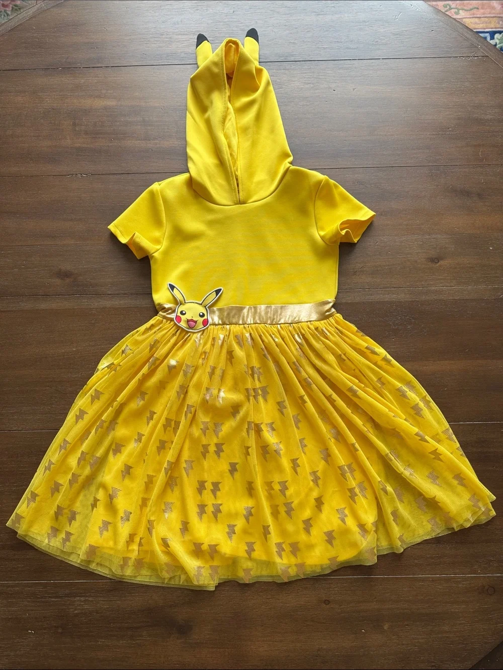 Size L 10/12 Pokemon tulle hoodie ears dress